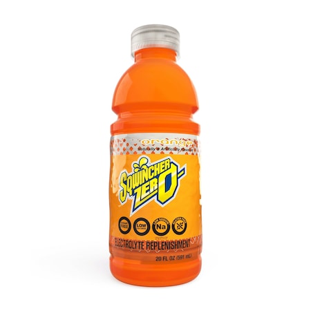 Zero Sports Drink Mix, Sugar Free, 20 oz ready to drink, Orange, PK24
