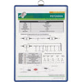 Sheet Pocket With Hanger, Blue, PK5