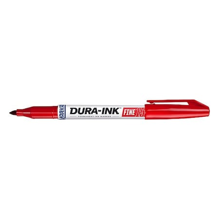 Industrial Marker, Fine Tip, Red Color Family, Ink