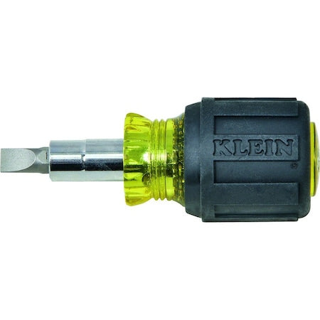 Multi-Bit Screwdriver / Nut Driver, 6-in-1, Stubby, Ph, Sl Bits
