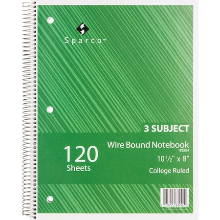 Notebook, Left, White