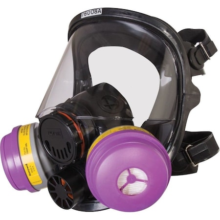 Full Facepiece Respirator, 7600 Series, Silicone, Threaded, Includes Speaking Diaphragm, S
