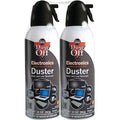 Disposable Compressed Gas Duster, Aerosol Duster for Electronics, 10 oz, 2PK