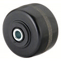 Caster Wheel, 3 1/4"dia, 700 lb, Black