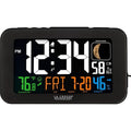 Atomic Color Alarm clock,Indoor Temp/