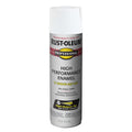 Rust Preventative Spray Paint, White, Semi-Gloss, Solvent, 15 Oz