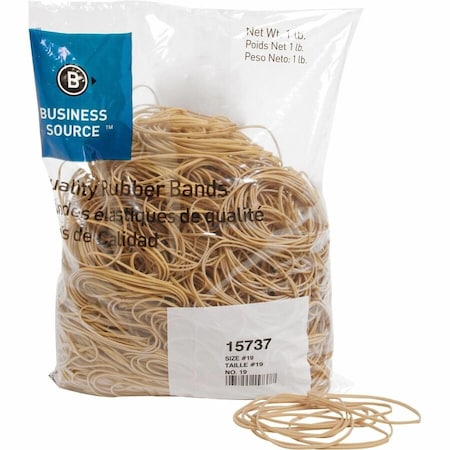 Rubber Band, Beige, Rubber, PK1250
