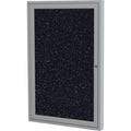 Rubber Enclosed Bulletin Board 36" x 24"