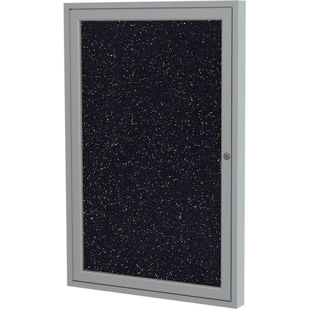 Rubber Enclosed Bulletin Board 36" x 24"