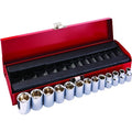 3/8-Inch Drive Socket Wrench Set, Metric, 13-Piece