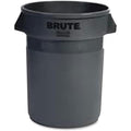 Executive Series 32 gal Round Heavy Duty Plastic Can, Black, None, Plastic, Not Applicable