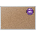 Bulletin Board, Cork, Aluminum Frame