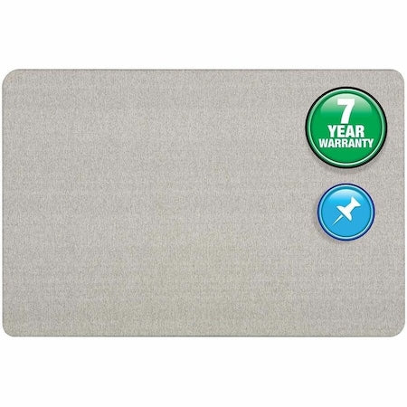 Fabric Bulletin Board 3 x 4 ft., Gray