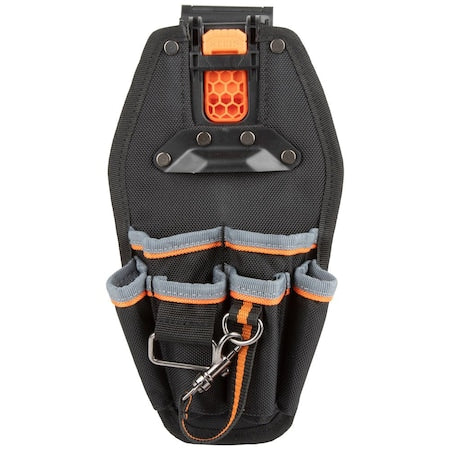 Pouch, Tool Pouch, Modbox, 6-Pocket, Black/Gray/Orange, Polyester, 6 Pockets