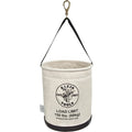 Canvas Bucket, All-Purpose with Swivel Snap and Drain Holes, 12-Inch