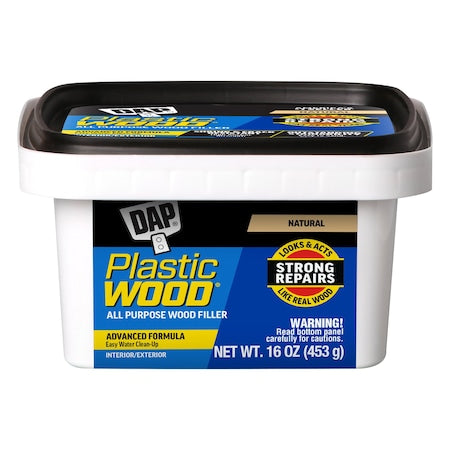 Wood Filler, Pail, Natural, Plastic Wood