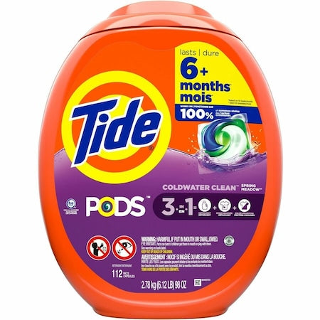 Laundry Detergent, Pacs, Meadow, Not Applicable, 4 PK