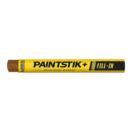 SolidPaintMarker, 4-1/4inL, Gold, Paint