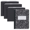Case of Black Marble Comp Notebooks, 5x5 Graph Ruled, 80 sht, 15 lb Paper, 9.75"x7.75", Hard Cover, PK48