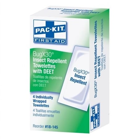 Insect Repellent Wipes, 0.28 oz, Packet