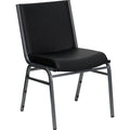Heavy Duty Black Vinyl Stack Chair