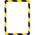 Sign Holder, Black; Yellow, 10 1/4" H, PK2
