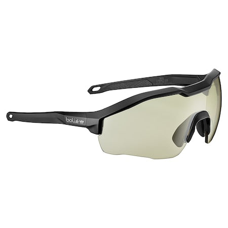 MY6, Safety Glasses, Anti-Fog, Scratch-Resistant, Copper Lens, Black Frame, Half-Frame