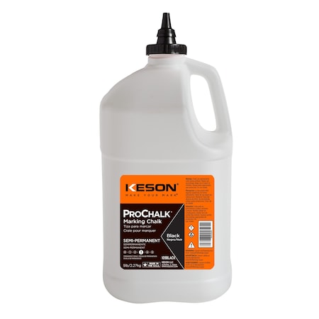 Marking Chalk, Black, Semi-Permanent, 5lb