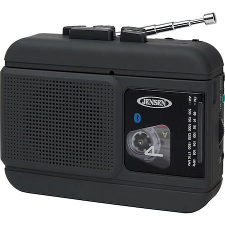 Portable Bluetooth AM/FM Cassette Player/Recorder