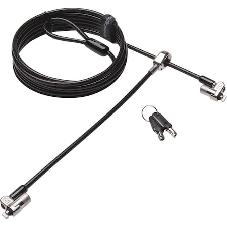 MicroSaver 2.0 Keyed Twin Laptop Lock Custom Keyed