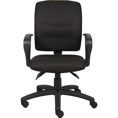 Fabric Task Chair, Loop, Black