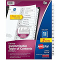 Ready Index 15 Tab Binder Dividers,PK3