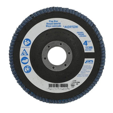 Fiber Disc, 4 1/2 in Dia, 7/8in Arbor
