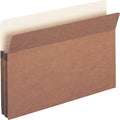 Expandable File Pocket, Red Fiber, PK25