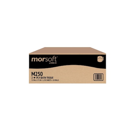 Morsoft Bath Tissue White 2 Ply 3., PK24