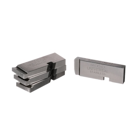 Pipe Threading Replacement Dies, 1"-2" Stainless Steel Right-Hand High-Speed NPT Universal, PK4