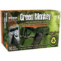 Green Monkey, Disposable Gloves, 6 mil Palm, Nitrile, Powder-Free, 50 PK, Orange, M