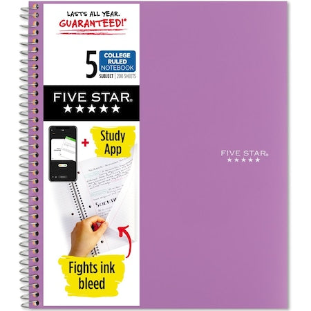 Five Star Wirebound Notebook Plus Study