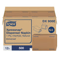 Disposable Napkins, Interfold, Brown, PK12