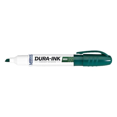 Permanent Marker, Chisel Tip, Green