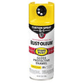 Rust Preventative Spray Paint, Sunburst Yellow, Gloss, Solvent, 12 Oz