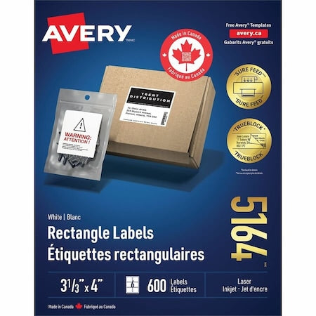 Printable Shipping Labels, PK600