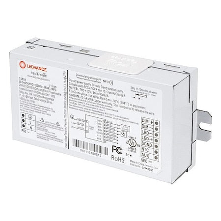 LEDDriver, NFC, 0-10V, 5-1/8in-L, 1PK