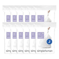 8 gal Custom Fit Trash Bags, 1.18 mil, White