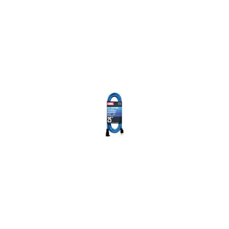 SJEOOW Extension Cord, 14 AWG, Outdoor, 14/3, 1 Outlets, Blue, 25 ft