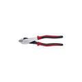 8 1/8 in High Leverage Diagonal Cutting Plier Standard Cut Oval Nose Uninsulated