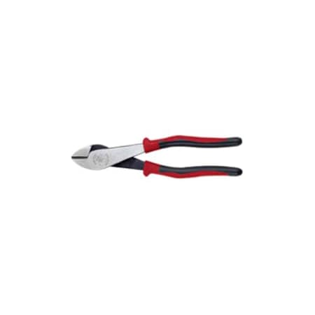 8 1/8 in High Leverage Diagonal Cutting Plier Standard Cut Oval Nose Uninsulated