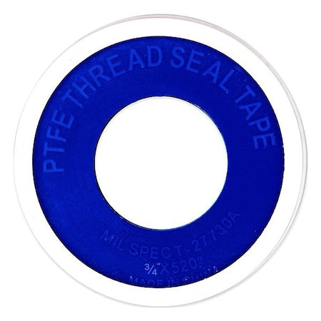 Thread Sealant Tape, PTFE, 520 in. L, White
