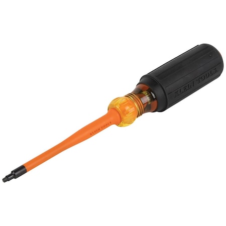 InsulSquareScrewdriver, Sq, #1, Blc, Round