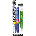 Z-Grip Retractable Ballpoint 1.0mm Blue 2pk